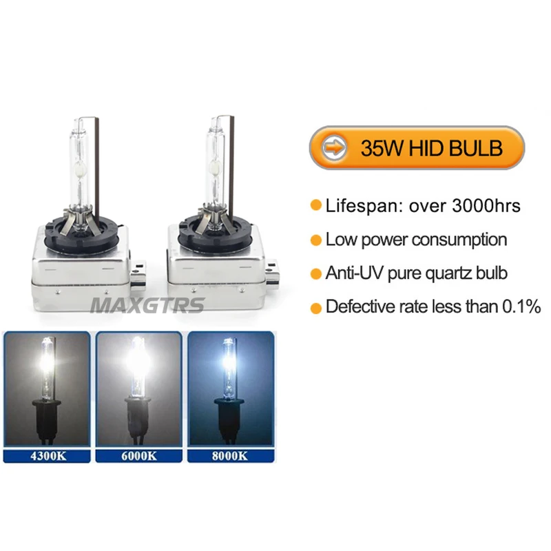 Lastest 12V 35W D1S D1C D3S AC HID ксеноновая лампа автомобильный головной светильник