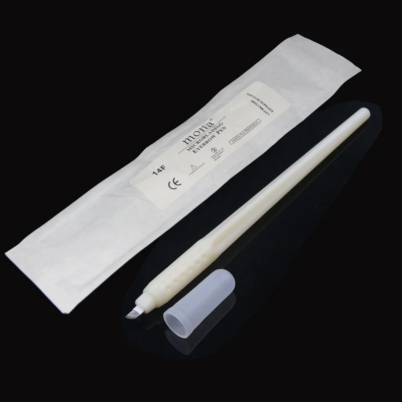 10 шт. одноразовые иглы для перманентного макияжа 7/12/14/17/18U|microblading pen|disposable microblading