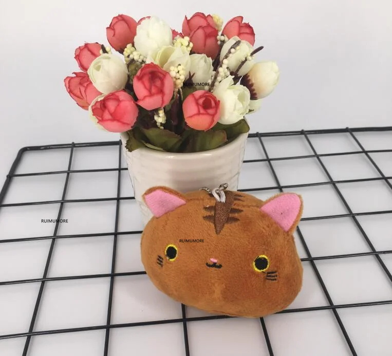 Милый 6 цветов, кот, животное, игрушка, плюшевая кукла, чучела, брелок, кошка, плюшевая игрушка, кукла