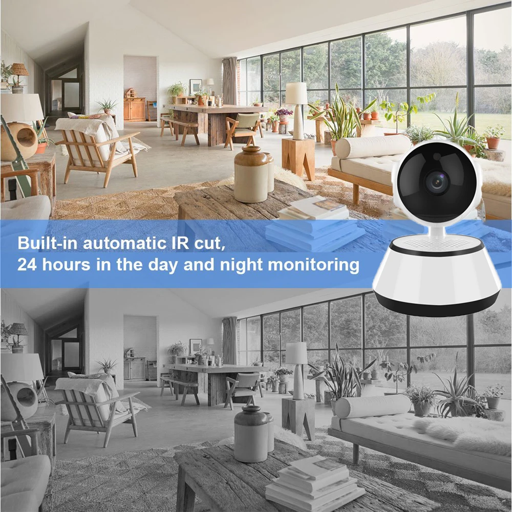 HD 720P WiFi мини-монитор для детей, беспроводная ip-камера P2P для внутреннего наблюдения, CCTV камера, домашний видео монитор, ночное видение