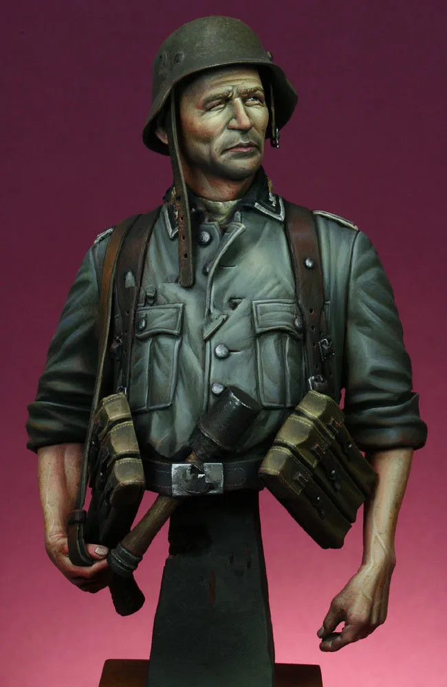 Разобранный Неокрашенный бюст 1/9 модельная фигурка из смолы Kit // BUST400|Наборы для