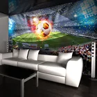 Пользовательские фото обои 3D стереоскопического Футбол поле Футбол большие фрески обои настенная живопись Спальня Гостиная Домашний Декор
