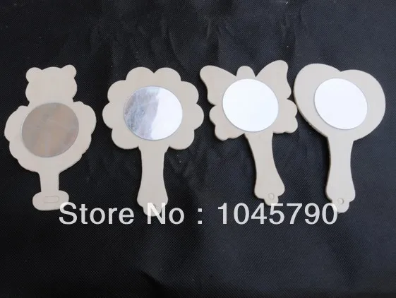 Бесплатная доставка 4 шт./лот деревянные зеркала сверхлегкие глиняные аксессуары