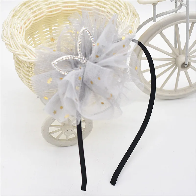 Красочные Дети Девушки Большой Твердые ленты волос Лук зажимы с большой магазин