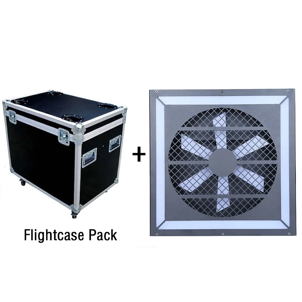 Flightcase Pack Светодиодный светильник с эффектом вентилятора s 116 шт. 5,0*5,0 светодиодный DMX Звук вечерние светильник цветная музыка DJ диско светильник s сценический супер стробоскоп светильник ing - Цвет: Flightcase Pack