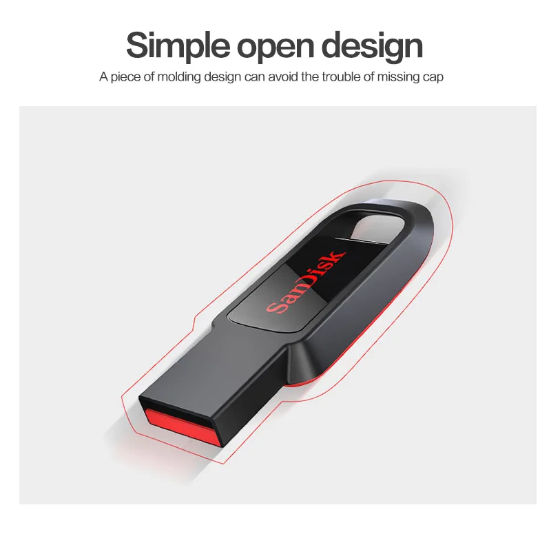 Флеш-накопитель sandisk 64 ГБ, USB флеш-накопитель 128 ГБ, флеш-диск Usb 2,0, 16 ГБ, память USB, 32 ГБ, Mini USB Z61, высококачественный флеш-накопитель