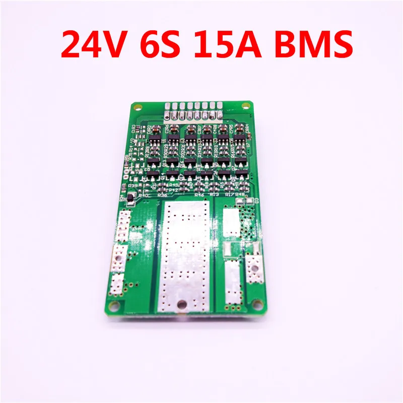Батарея для мотоцикла 6 S 24 V BMS 15A литиевая батарея электрического велосипеда 8ah 10ah