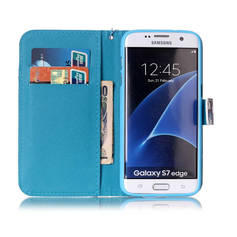 Чехол-бумажник флип-чехол для samsung Galaxy S4 S5 S6 S7 край A3 A310 A5 A510 J5 J510 J7 Обложка для iPhone 6 6s 7 Plus чехол для телефона чехол s