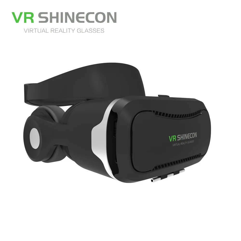 3D виртуальной реальности VR очки гарнитура виртуальной реальности очки ж/съемные наушники для Shinecon 4,0 для телефона