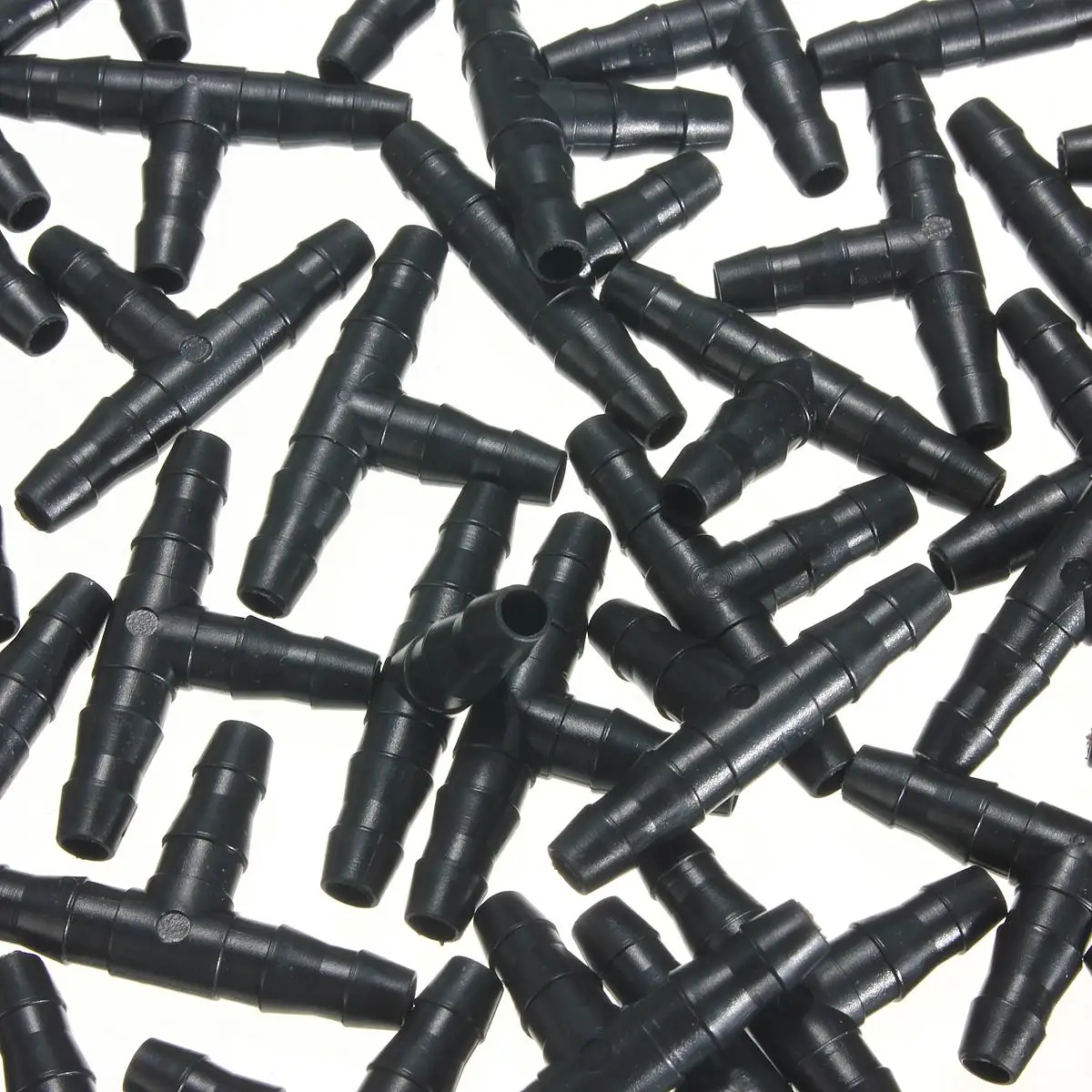 50 шт./лот пластиковые тройные капельницы коннектор Колючая Тройник капельная