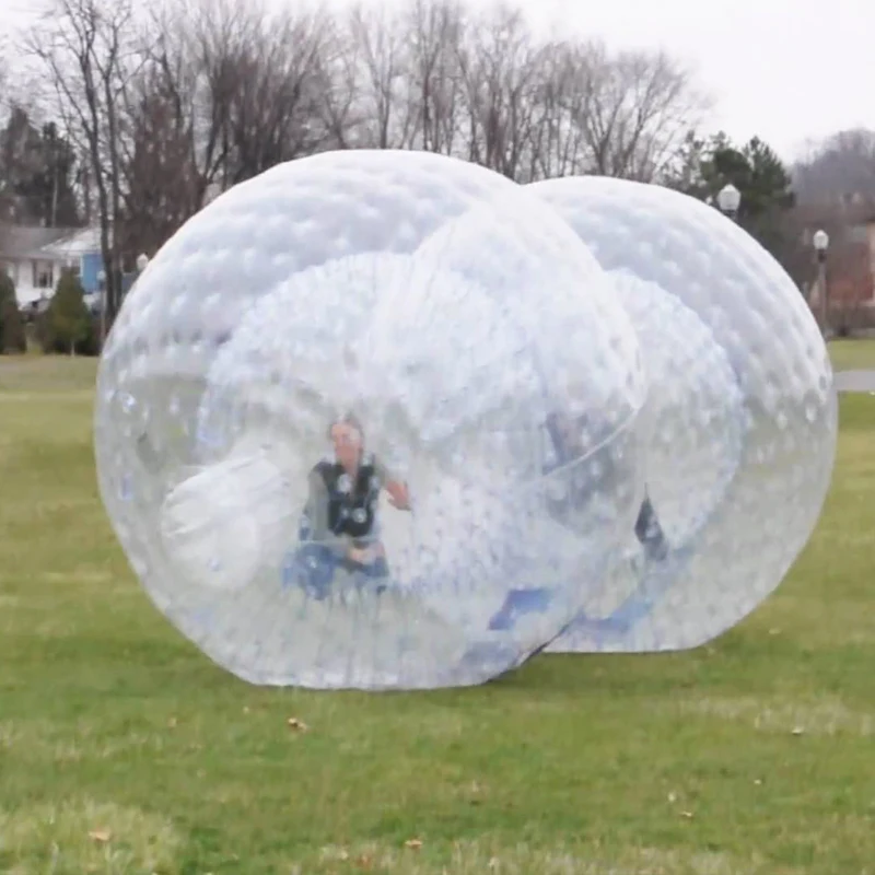 Бесплатная доставка Zorb мяч 2 5 м человеческий хомяк шар ПВХ 0 8 мм Материал надувной