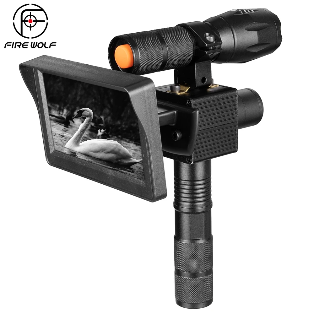 850nm infrared night vision camera outdoor range 0130 waterproof 4.3 inch LED wildlife trap camera
