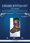 Oneroom рождественские носки со снежными птицами, вышивка, рукоделие, 14 карат, наборы для вышивки крестиком без принтов, DMC, сделай сам, качество 21