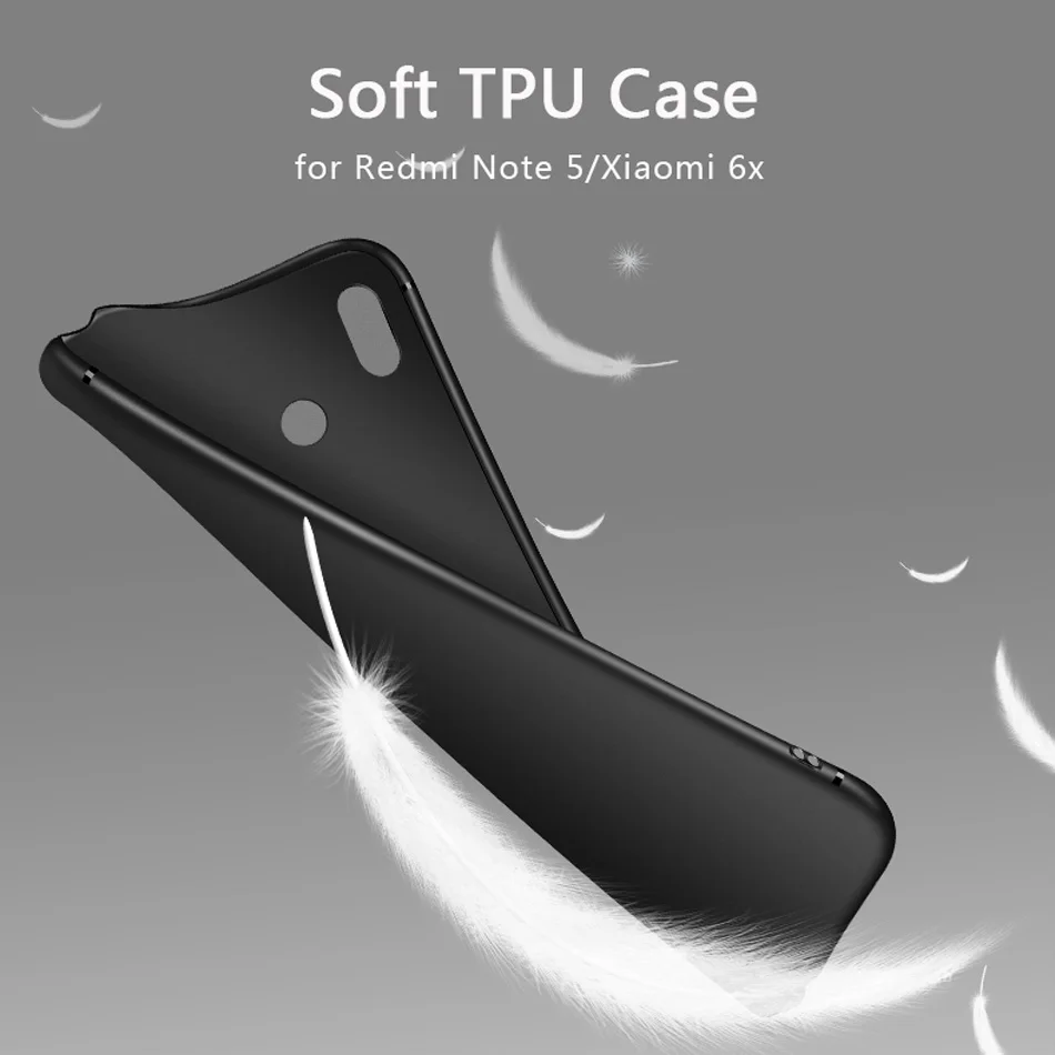 Мягкий чехол KOLPLER для xiaomi Redmi Note 5 Ультратонкий матовый ТПУ бампер Pro shell|Бамперы| |