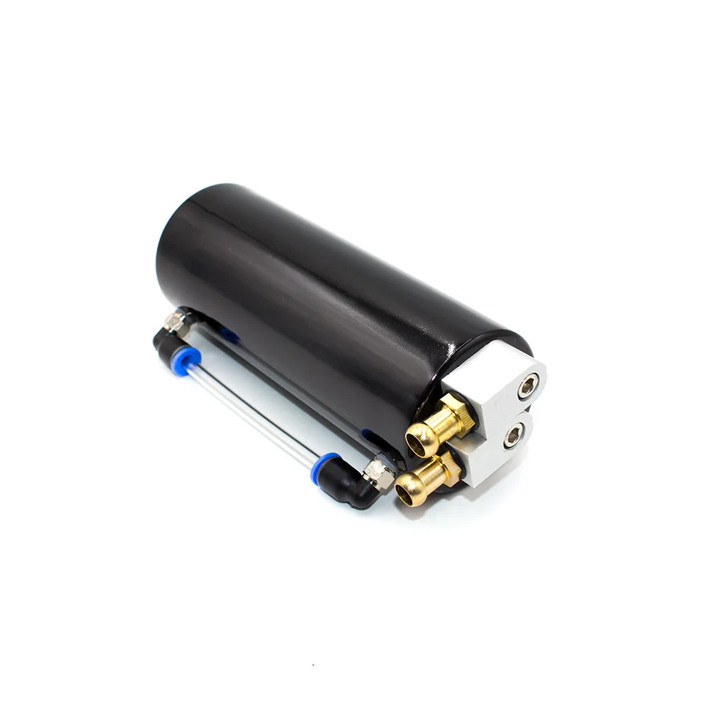 Универсальный Алюминий Гонки Нефть Поймать бак/круглой может резервуар Turbo