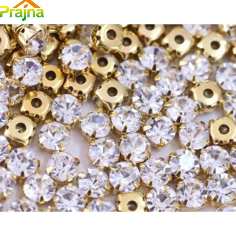 Стеклянные стразы Prajna SS16 для свадебного платья стильные украшения сделай сам