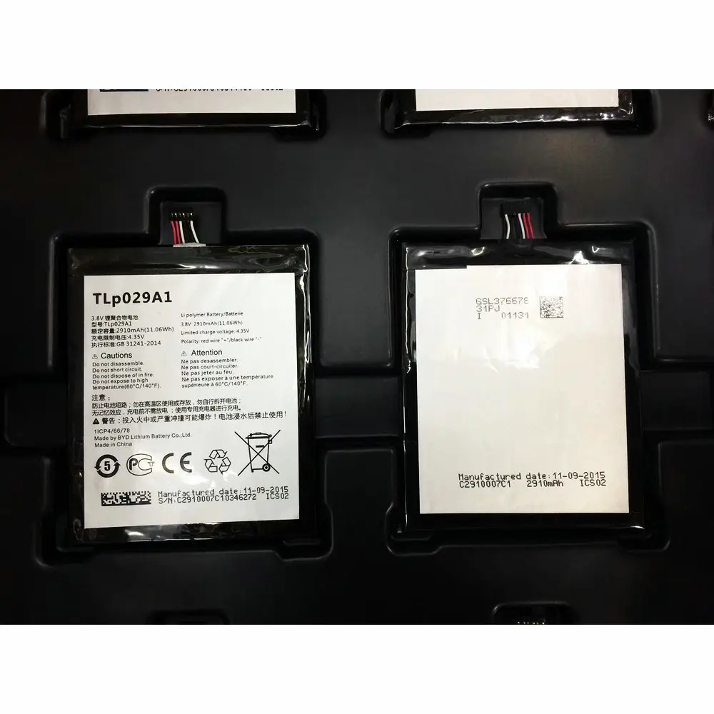 Аккумулятор TLp029A1 TLP029AJ 2910 мАч для смартфонов Alcatel OneTouch Pop 3 OT 5025|Аккумуляторы