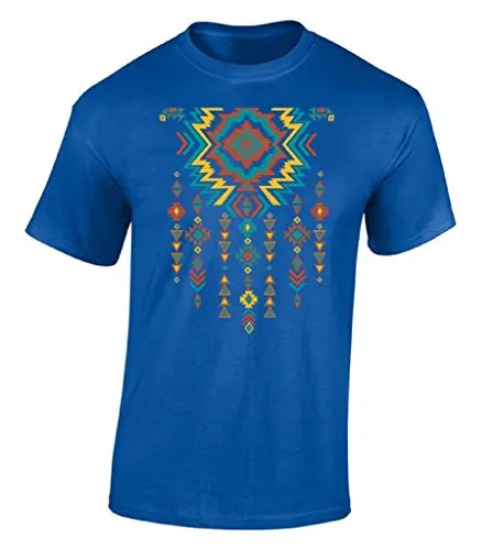 Модные футболки icustomworld Southwest Pattern Футболки Индийский Племенной Ожерелье Рубашка