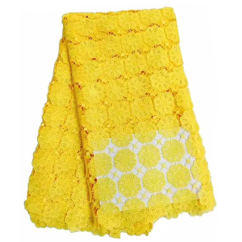 Белая африканская кружевная ткань высокое качество Свадебное кружево 2018 5 ярдов