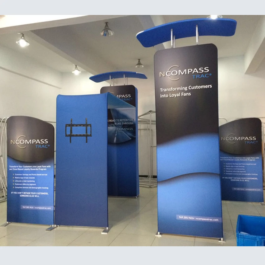 20-футовый портативный выставочный баннер для киоска телевизионный кронштейн