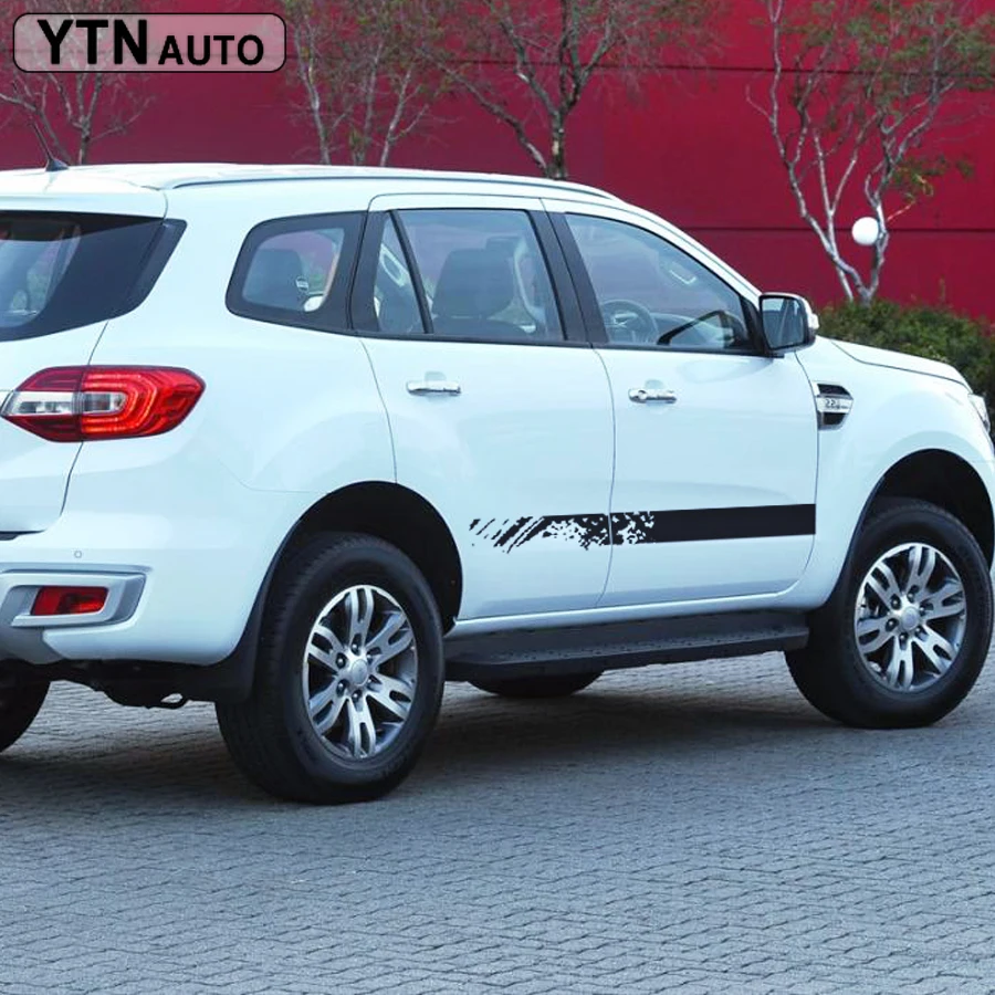 Подходит для Ford Everest Endeavour 2015-2019 автомобильные наклейки 2 шт грязевые боковые