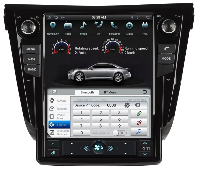 Автомагнитола Tesla с вертикальным экраном 12 1 дюйма Android 6 0 DVD GPS навигация для Nissan X