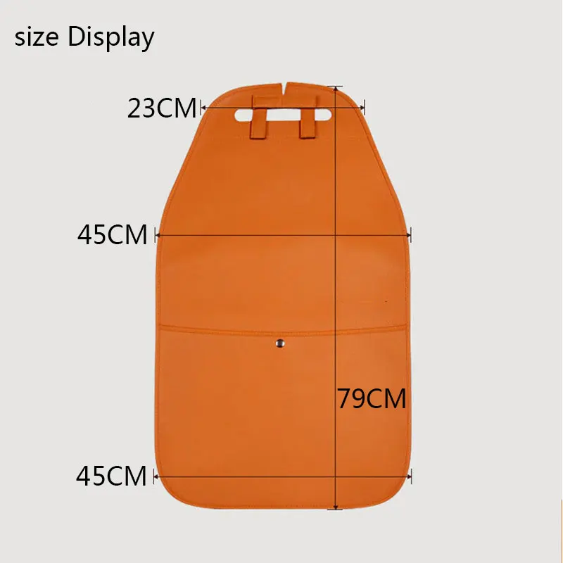 Универсальный защитный чехол из искусственной кожи на заднее сиденье для