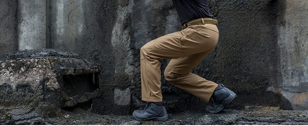 FREE SOLDIER мягкой оболочки флис ткань, Мгновенное водонепроницаемый и windproofoutdoor спорт тактический восхождение и пеший туризм брюки Локальная