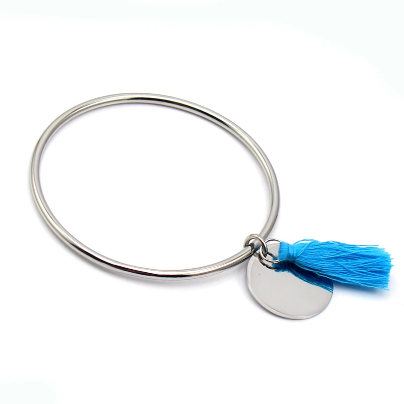 2017 Популярные разноцветные кисти Браслет пляжный женский браслет из нержавеющей