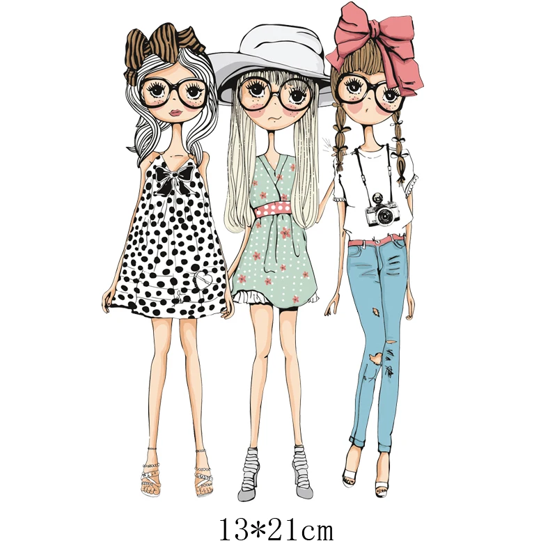 Накладки для девочек в форме сделай сам с теплопередачей моющийся утюжок