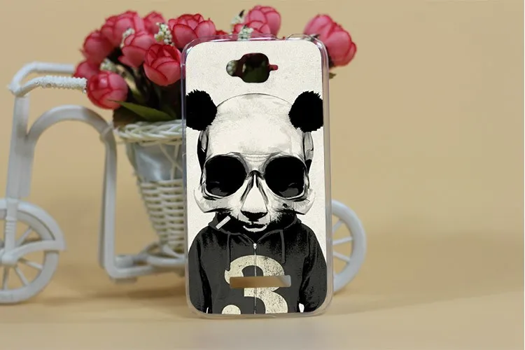 Diy Цветной Тигр Сова Цветок Эйфелевой башни Жесткий ПК чехол для Alcatel One Touch POP C7 7041D OT7040D 7040 чехол с прозрачными