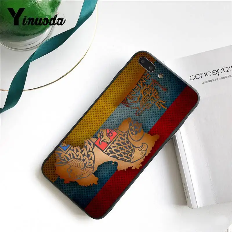 3 Yinuoda Armenia Россия флаг герб ультра тонкий мультфильм шаблон чехол для iPhone X 8 7 6 6S Plus X 5 5S SE XR XS XSMAX - Цвет: 3