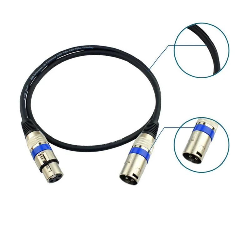 XLR 3Pin папа femal аудио линия Canon папа-мама миксер микрофонный кабель jsj-h805 микрофон