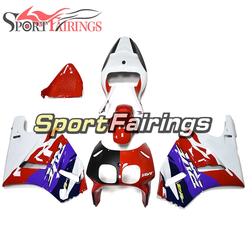 Сине красный полный комплект обтекателей для Honda RVF400R NC35 1993 1998 1994 1995 1996 1997 ABS