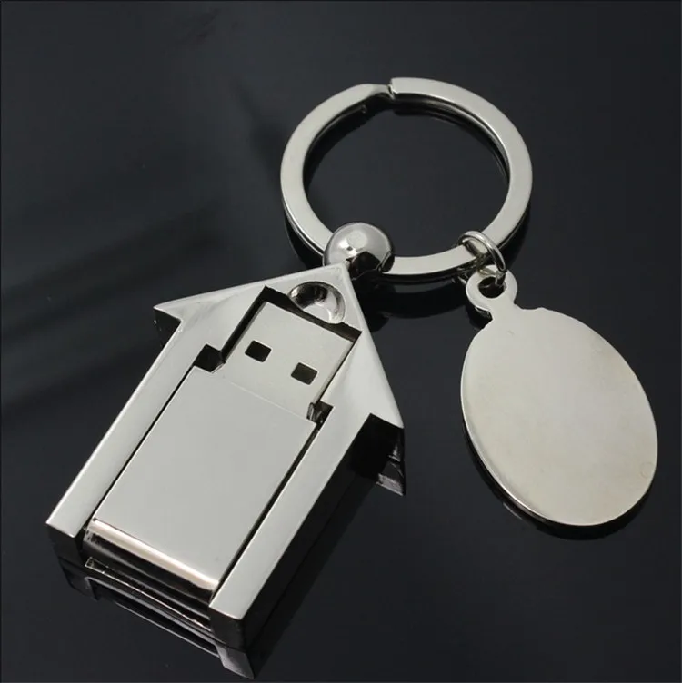 USB 3. 0 флеш накопитель в виде металлического домика 8 ГБ 16 32 64 ГБ|usb flash drive 8gb|64gb usbcustom