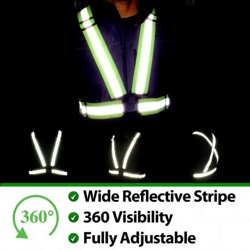 Bike Safe Reflective Safety Vest for Construction Traffic Warehouse Visibility Security Jacket Strips Wear UniformZ60 |
