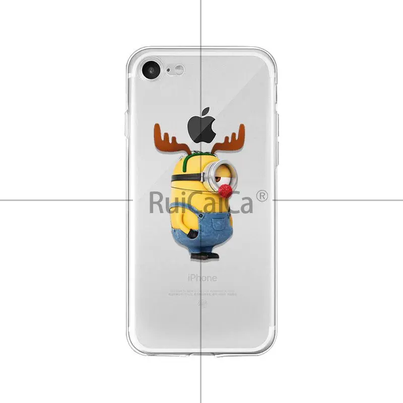 A12 Ruicaica милые Миньоны из мультфильма Coque Shell чехол для телефона для Apple iPhone 8 7 6 6S Plus X XS MAX 5 5S SE XR мобильных телефонов - Цвет: A12