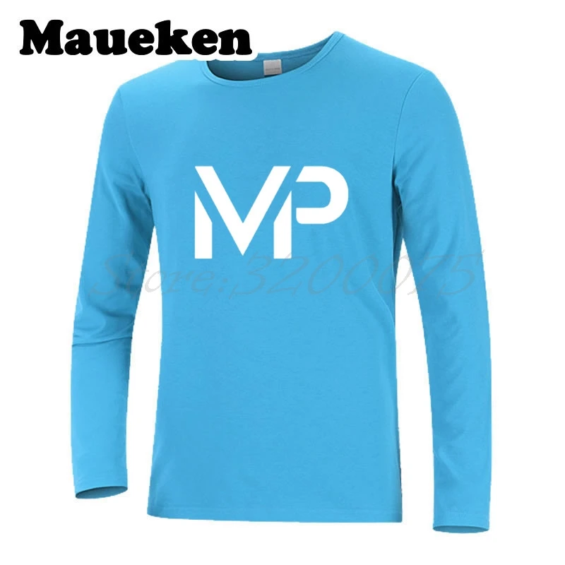 Мужская футболка с Майклом Фелпс длинным рукавом Чемпион наивысшего качества