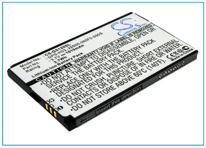 Аккумулятор Cameron Sino 1010 мАч для GSMART S1200 S1205 S1208 29S00-060F0-S90S CG8SO0924000902 CG8SO0924001568 | Мобильные
