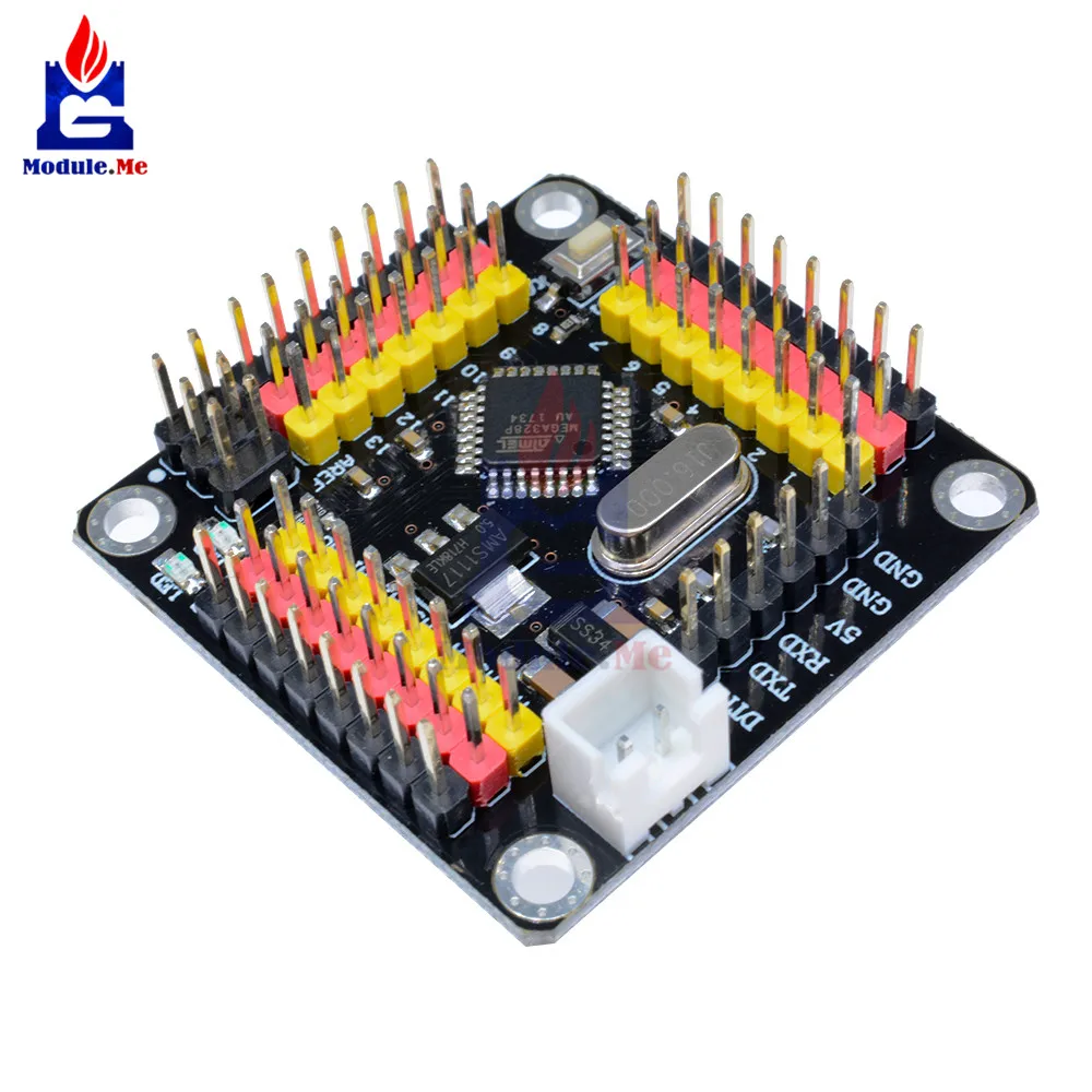 DM сильная серия Atmega328 модуль контроллера Pro Mini 5 в 16 МГц плата 5 В для Arduino Atmega328p микроконтроллер Diy Kit I/O контакты