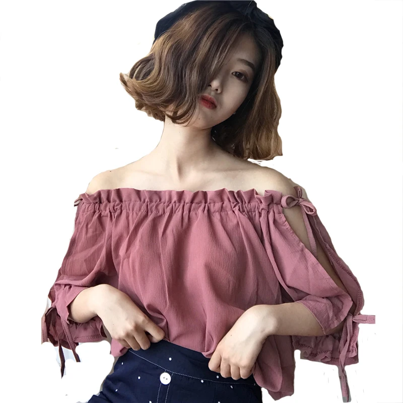 4 цвета Mihoshop Ulzzang Корейская женская модная одежда летняя сексуальная милая