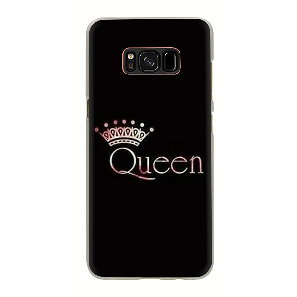 H2 Король queen для влюбленной пары, для семьи жесткий чехол для телефона для Samsung Galaxy S6 S7 край S8 S9 S10 плюс S10e M10 M20 M30 M40 Note 8, 9, 10 - Цвет: H2