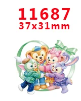 new arrival 30pcs/lot free shipping Resin flatback for Hair Bows Snack Planar Resin Crafts for DIY Phone Decorations PR11671 - Цвет: PR11687