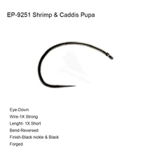 Eupheng Plus 25 шт. 50 Искусственные Креветки Caddis Pupa соревнование без