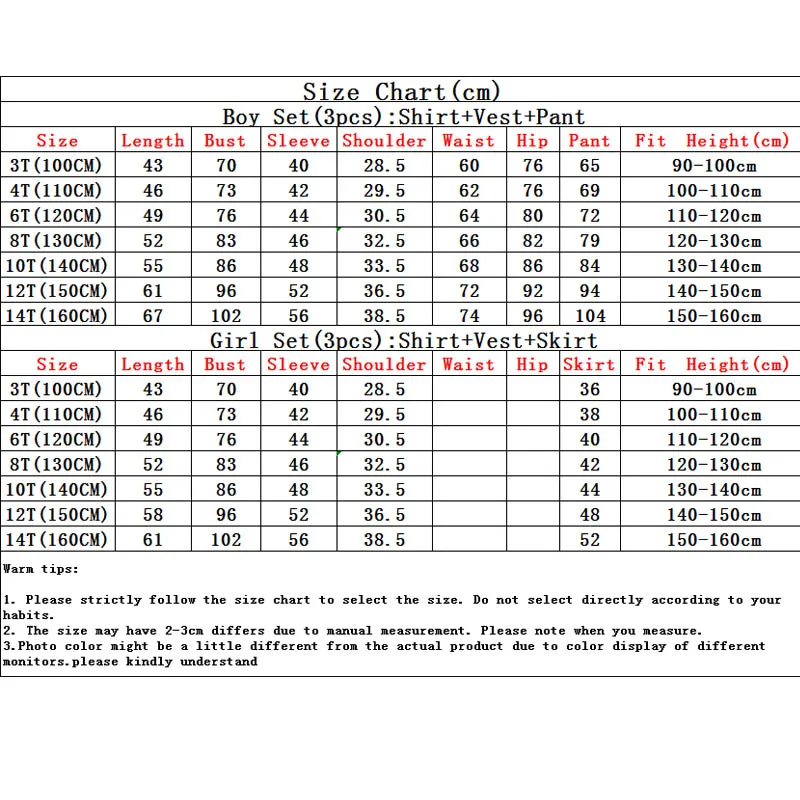 11.11 British style Primary School Uniforms back to school outfit top+ sweater vest+pant toddler boys girls winter clothing P20 | Детская