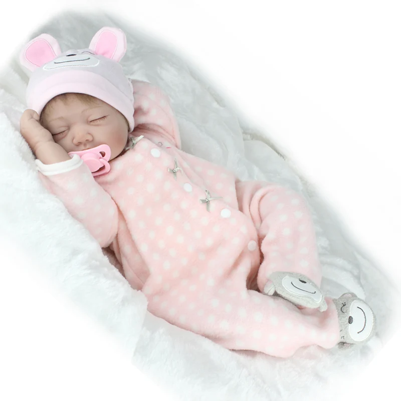 Npk Кукла реборн 55 см силикона Reborn Baby Boneca де Пано с детская одежда жив Игрушки для