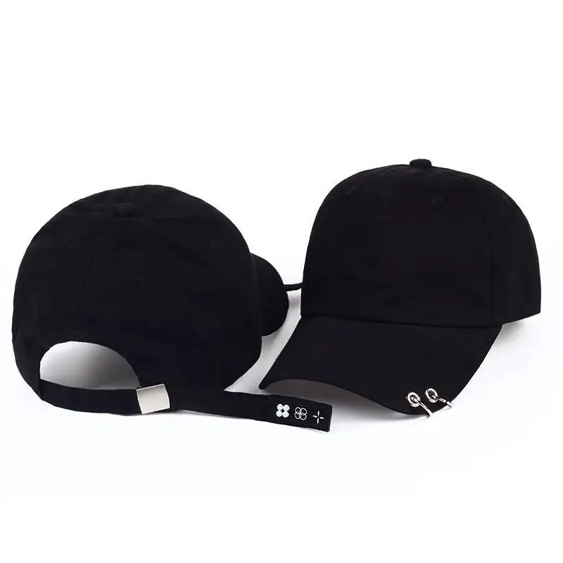 

Kpop Cotton Baseball Cap Embroidery Hoop Cap Fashion Hip Pop Hat