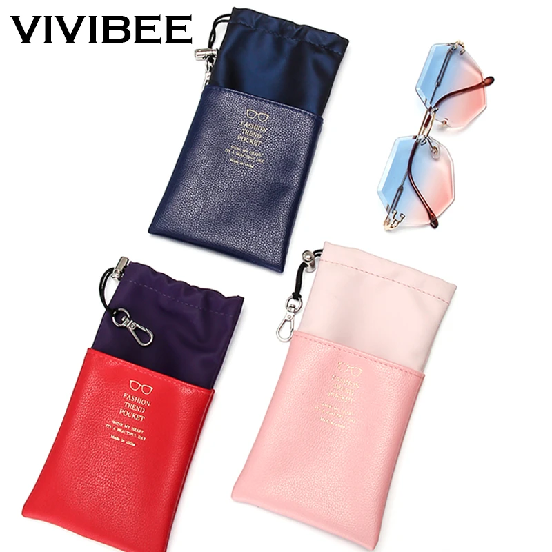 VIVIBEE, мужские черные солнцезащитные очки из искусственной кожи, чехол на молнии, водонепроницаемые солнцезащитные очки, очки для хранения, мужские очки, натуральная коробка для очков