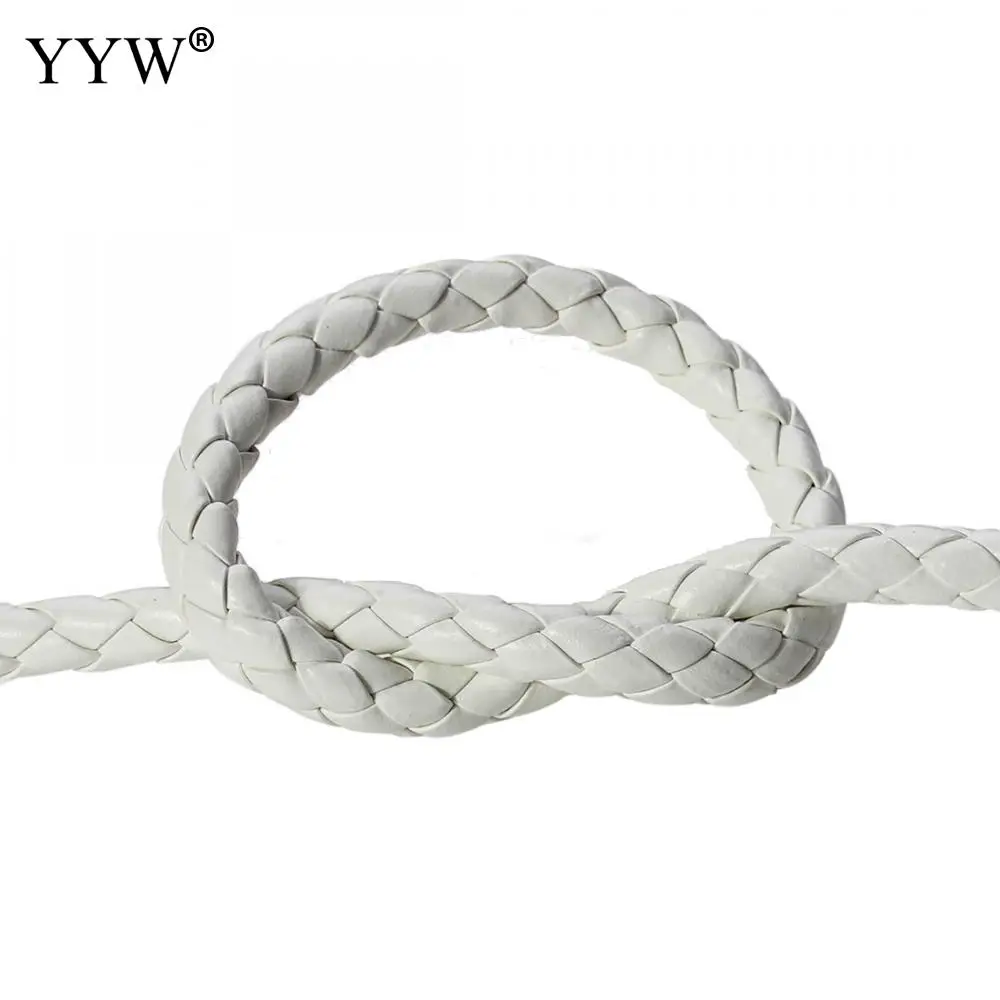 5M 6mm Braided PU Leather Bracelet Findings Cord Rope Fit Necklaces Bracelets Thread DIY Jewelry Making | Украшения и аксессуары