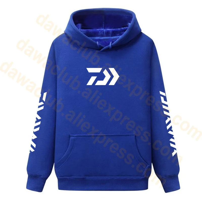 Новинка 2019 зимняя флисовая одежда Daiwa для рыбалки рыболовная куртка с капюшоном